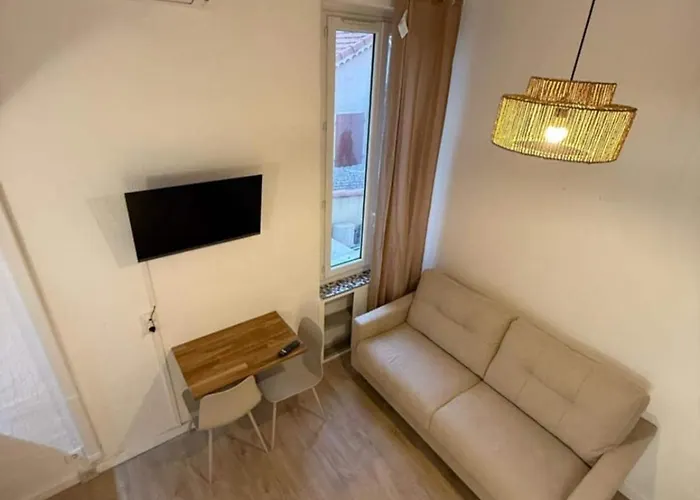 Juan Les Pins Centre, 3-person With Mezzanine Lägenhet